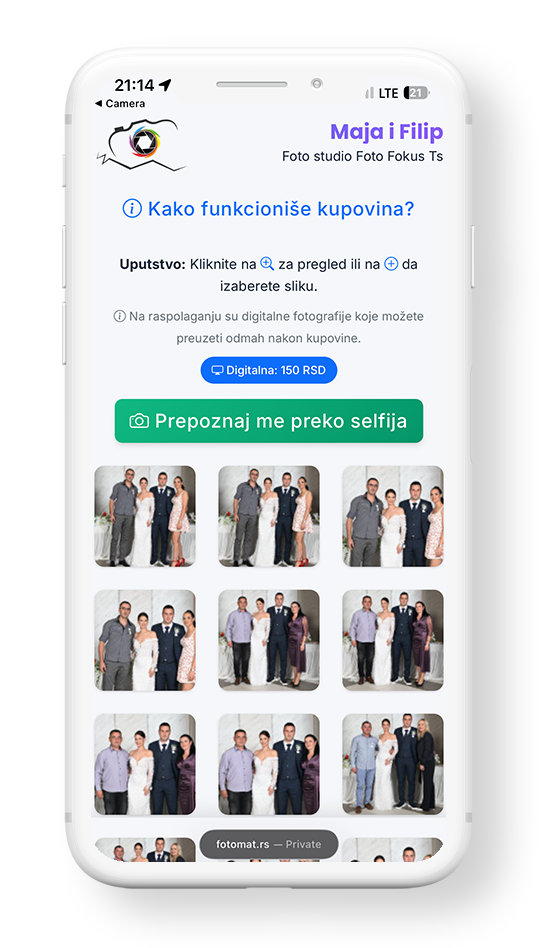 Fotomat aplikacija